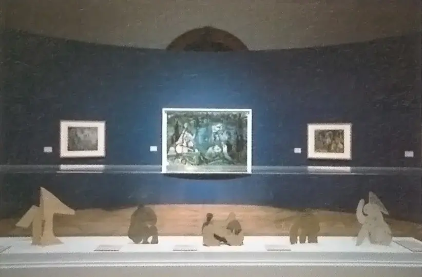 英國皇家藝術學院「畢卡索與紙材」展場空間(3)